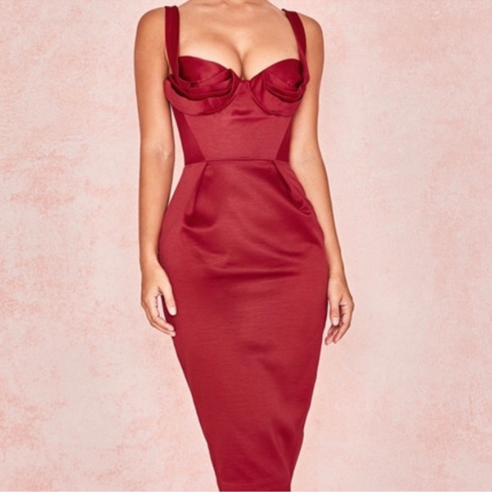 House of CB Red Charlotte Dress